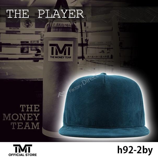tmt-h92-2by THE MONEY TEAM ザ・マネーチーム THE PLAYER キャップ ブルー系ベース x 黄ロゴ 刺繍( フロイド・メイウェザー TMT メイウェザー ボクシング スト｜itempost｜02