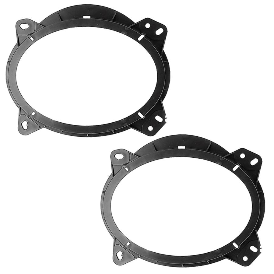 ハヤシ　IC208搭載用拡張型オーバーヘッドコンソール&スピーカーマウント 互換品】ca-sp14-011b スバル向け 楕円6x9inch ABSインナー