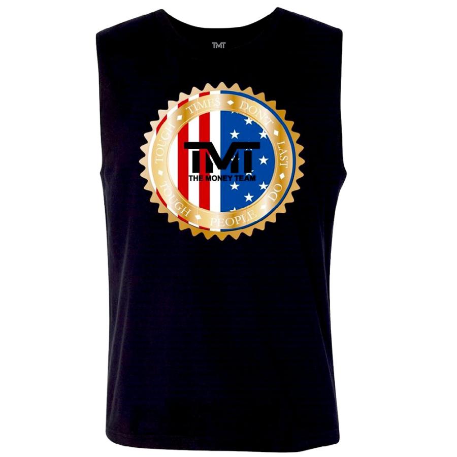 特売 Tmt Mt75 2kg ザ マネーチーム タンクトップ Glory ブラックベース 金アメリカ国旗 フロイド メイウェザー ボクシング メンズ プリント The Money Team Tmt 最安 Zoetalentsolutions Com