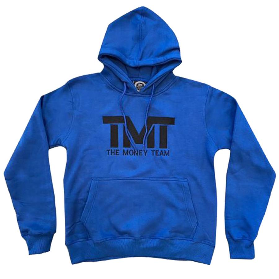 tmt-mo42-2bk THE MONEY TEAM ザ・マネーチーム パーカーTMT CLASSIC 3-D 青ベース×黒ロゴ フロイド・メイウェザー ボクシング メンズ プリント アメリカ TMT W