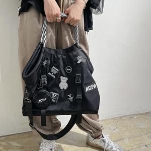 PaulineBleu(ポリーヌブロー)【ランダムロゴ2WAYナイロントートBAG
