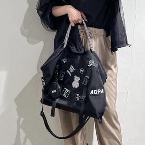 PaulineBleu(ポリーヌブロー)【ランダムロゴ2WAYナイロントートBAG