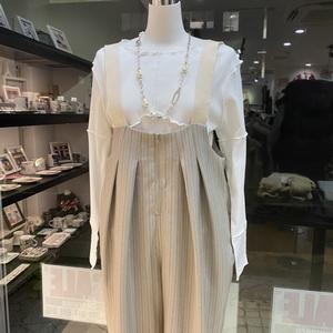 再入荷◇PaulineBleu(ポリーヌブロー)【ツータックサロペット】77492