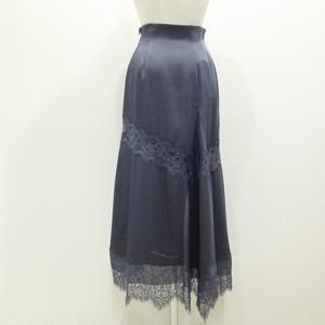 COCODEAL【サテンイレヘムレーススカート】76217208◇火曜日以外即日