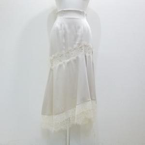 COCODEAL【サテンイレヘムレーススカート】76217208◇火曜日以外即日