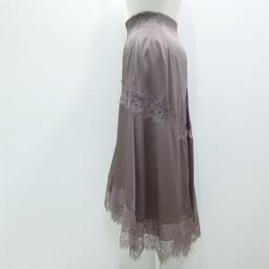 COCODEAL【サテンイレヘムレーススカート】76217208◇火曜日以外即日
