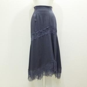 COCODEAL【サテンイレヘムレーススカート】76217208◇火曜日以外即日