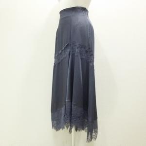 COCODEAL【サテンイレヘムレーススカート】76217208◇火曜日以外即日