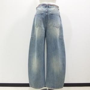 PaulineBleu(ポリーヌブロー)【コード付きピンタックデニムパンツ