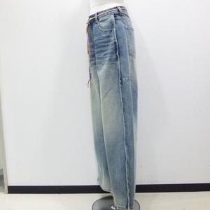 PaulineBleu(ポリーヌブロー)【コード付きピンタックデニムパンツ