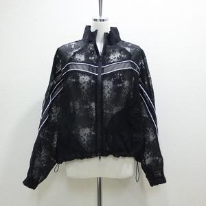 シアー ブルゾン 再入荷◇PaulineBleu(ポリーヌブロー)【レースシアーダブルZIPブルゾン