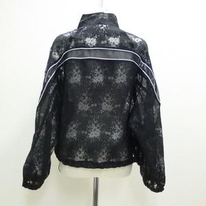 再入荷◇PaulineBleu(ポリーヌブロー)【レースシアーダブルZIPブルゾン