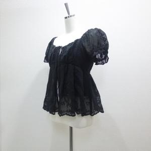 COCODEAL【ケミカルレースリボンブラウス】76518006◇火曜日以外即日