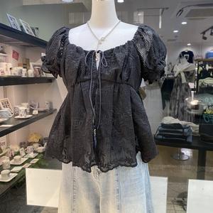 COCODEAL【ケミカルレースリボンブラウス】76518006◇火曜日以外即日