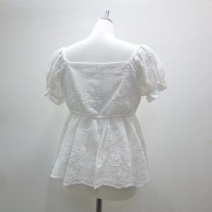 COCODEAL【ケミカルレースリボンブラウス】76518006◇火曜日以外即日