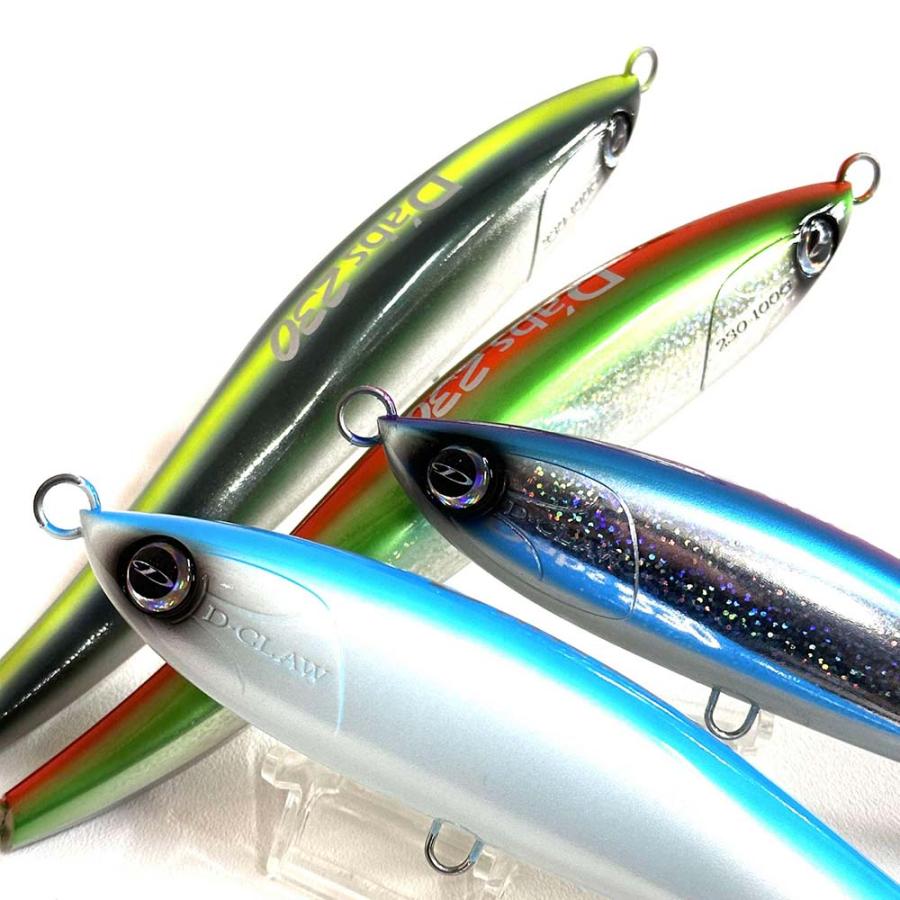 D-CLAW ダブス230 ボーンマテリアル 3個セット キャスト 宇部店 | D-CLAW「ダブス230」ABS樹脂のスイミングペンシル