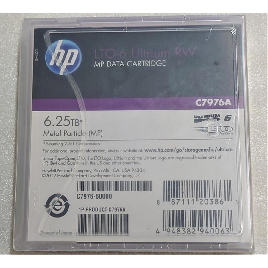 日本ヒューレットパッカード LTO6 Ultrium 6.25TB RW データカートリッジ C7976A : shopooo by GMO ...