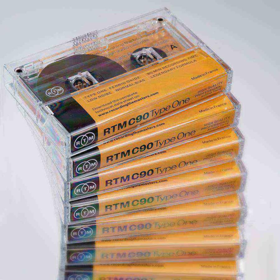 RECORDING THE MASTERS】オーディオカセットテープ RTM C-90 Made in