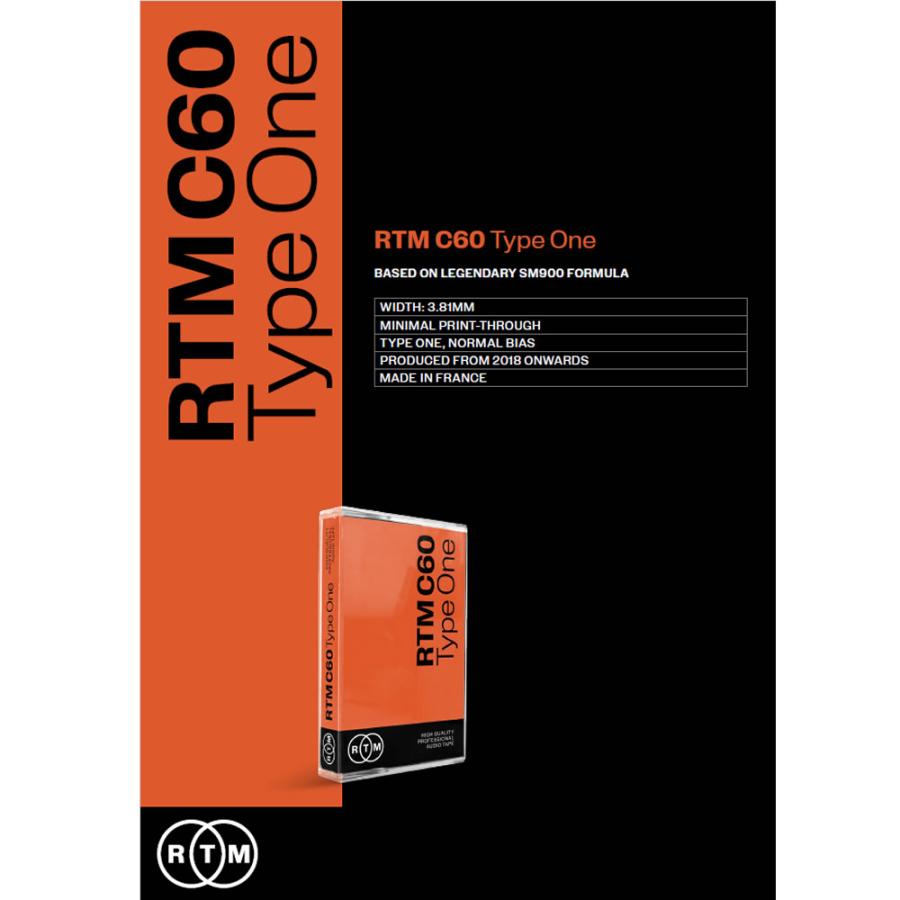 新品 オーディオ カセットテープ 33本 RECORDING THE MASTERS】オーディオカセットテープ RTM C-60 Made in