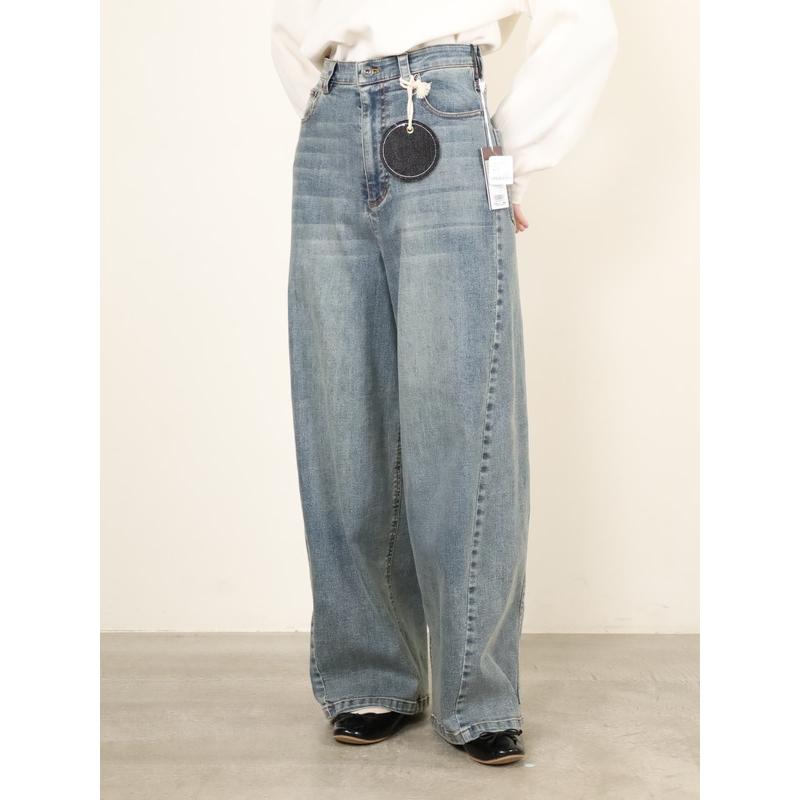 【ayane】 麻デニムバレルレッグパンツ ayane】バレルレッグデニムパンツ : shopooo by GMO - 通販 - Yahoo