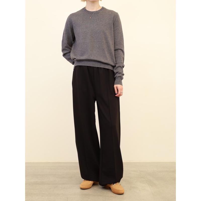 極美品△PATOU パトゥ 23AW KN0998041426P ウール カシミヤ ロゴ