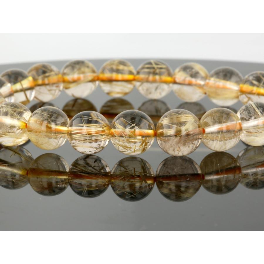 タイチンルチル ブレスレット 10mm玉 No.36 最高級（5A） : shopooo by