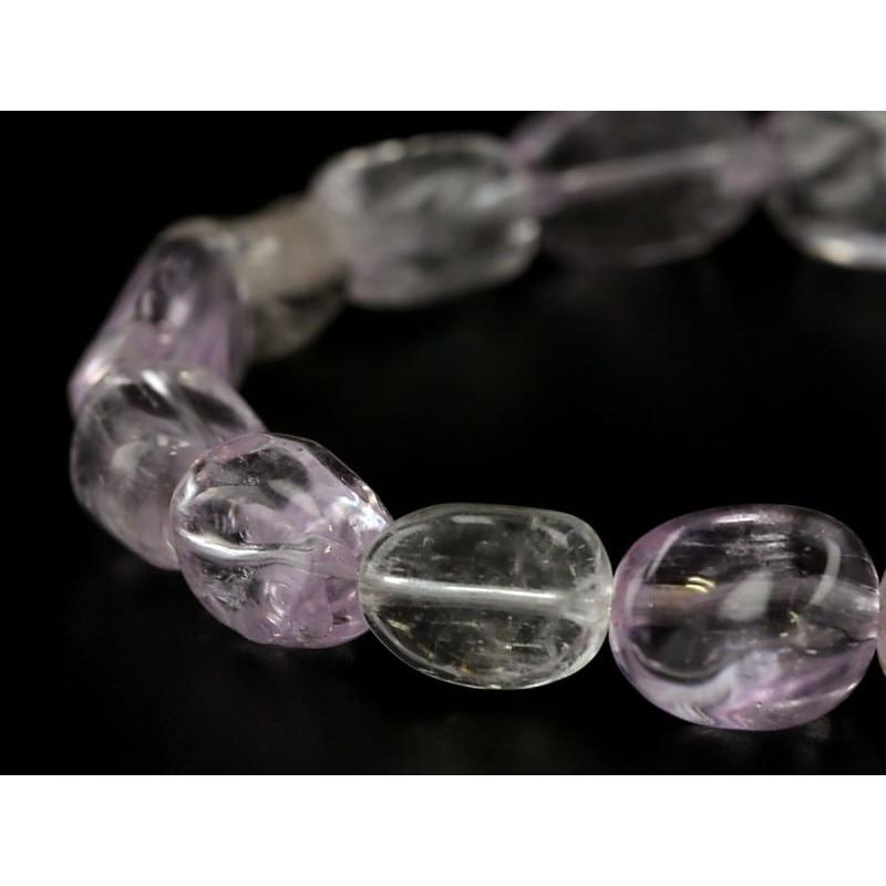 クンツァイト イレギュラー ブレスレット No.38 （鑑別書付） 最高級（5A）の画像