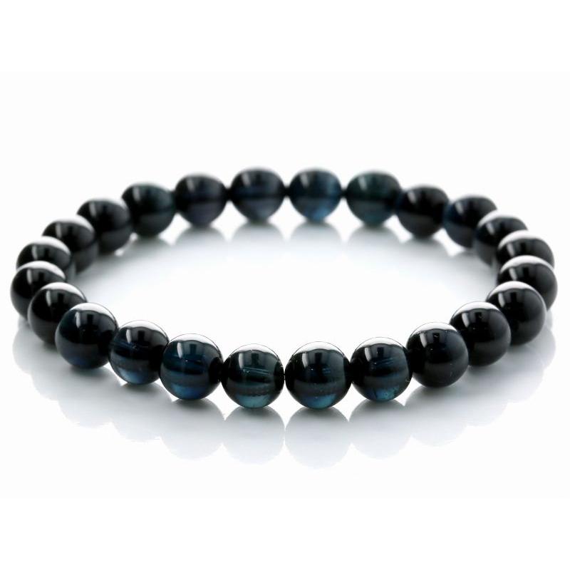 数量限定 インディゴライト （ブルートルマリン） ブレスレット 7.5mm玉 No.2 （鑑別書付） 最高級【プレミアム】 【UO2991849060】(105952円)