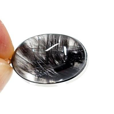 プラチナ放射ルチル ペンダントトップ （18金ホワイトゴールド）  No.2 最高級（5A）の画像