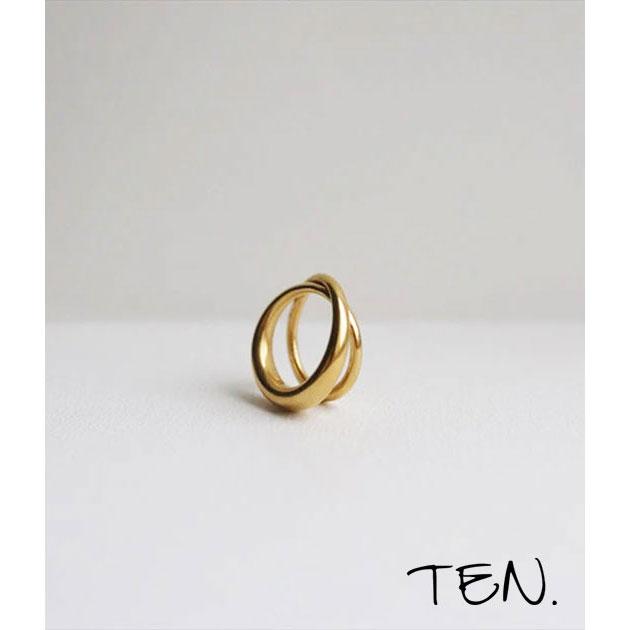 【送料無料】TEN. [テン] クロスリング GD　rgg-0099_1