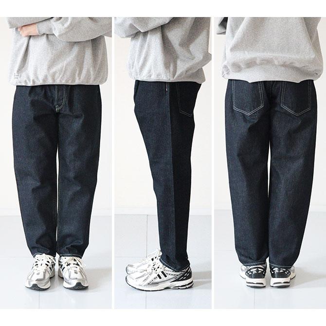 送料無料】【2026SS】HATSKI [ハツキ]Loose Tapered Denim -One Wash
