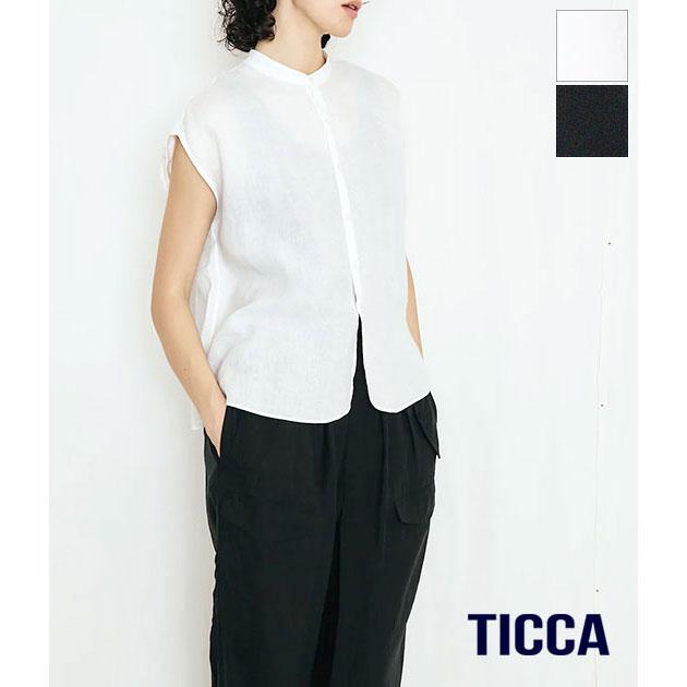【送料無料】【2026SS】TICCA[ティッカ] リネンフレンチシャツ　TBFS-403の画像