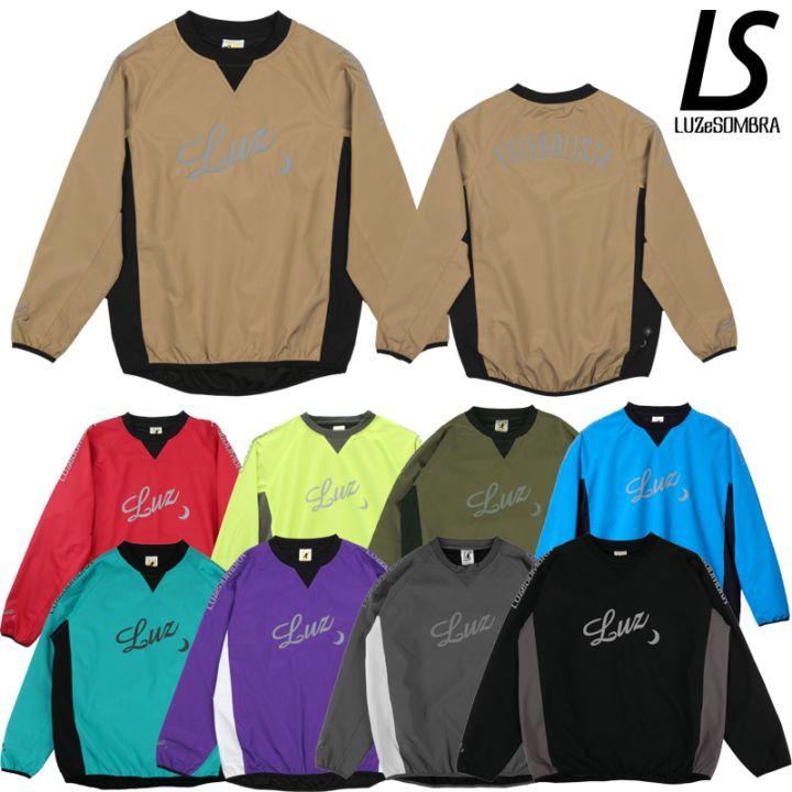 ルースイソンブラ LUZeSOMBRA STRETCH TAFTA MESH PULLOVER TOP ピステ 長袖 サッカー フットサル メンズ F2011107-BLK ルースイソンブラ/LUZeSOMBRA ピステトップス/STRETCH TAFTA MESH