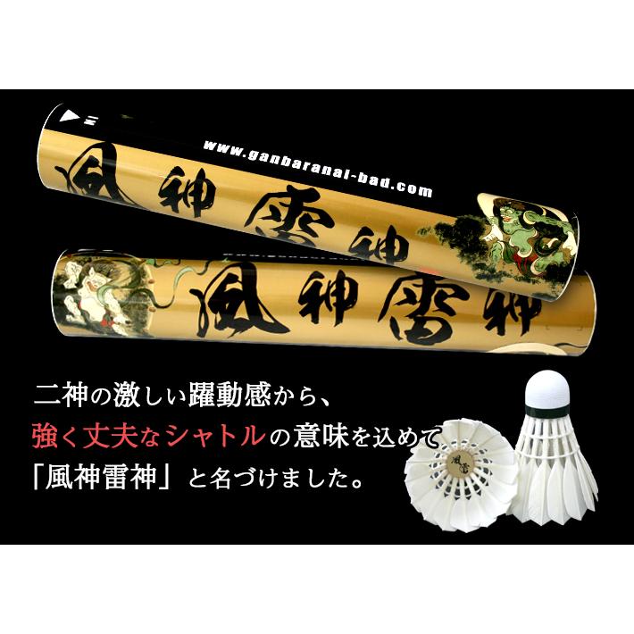バドミントン シャトル 風神雷神シャトル 練習球 10ダース : shopooo 