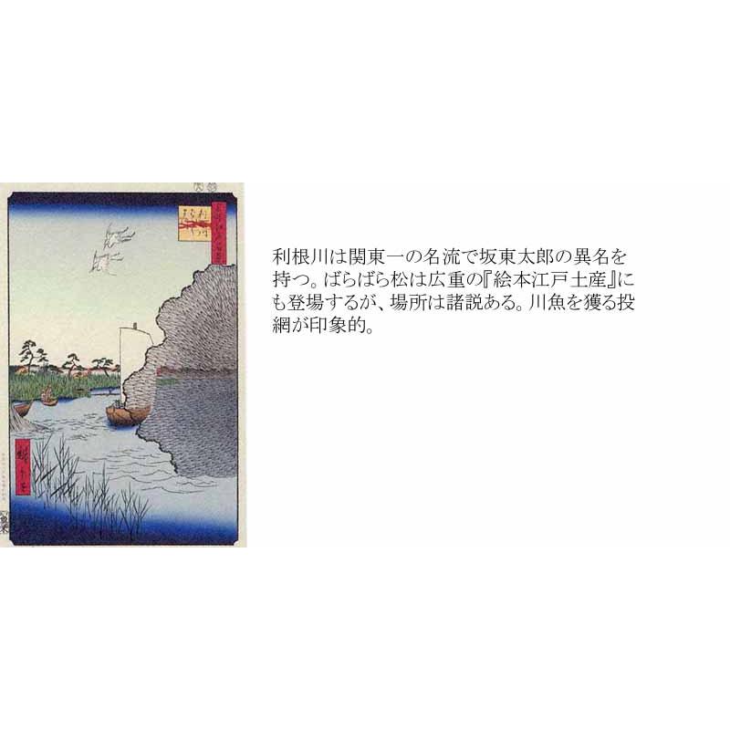 No71 利根川ばらばらまつー江戸百景 歌川広重 The Hiroshige 100 Famous Views of Edoー｜itempost｜02