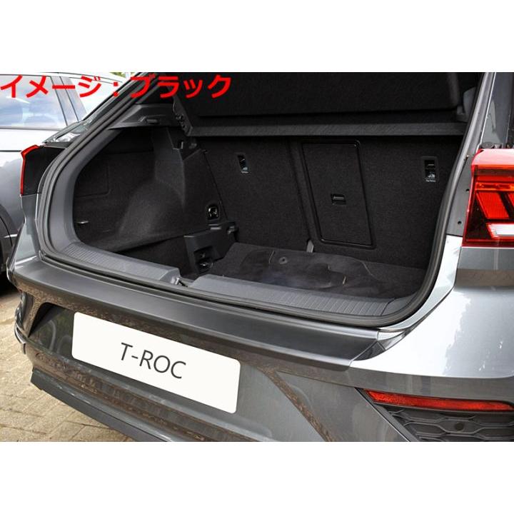 RGM トランクプロテクター　GOLF6 ゴルフ6 リアバンパープロテクター VW T-ROC RGM トランクガード・カーボン調 (リアバンパープロテクター