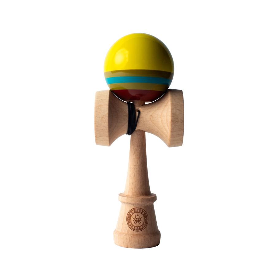 Sweets Kendamas - TRIPLE STRIPE - YELLOW - LEGEND SHAPE 【Sticky】｜itempost｜02