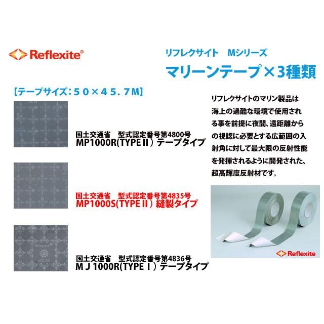 オラフォル オラライト (旧 リフレクサイト ) マリン用再帰反射材　MP1000S Type? 縫製タイプ　耐候性・耐久性抜群♪　