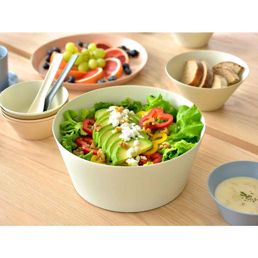 【ideaco/イデアコ】usumono salad bowl サンドホワイト｜itempost｜02