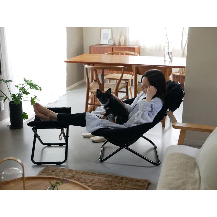 Hinata Life ひなたライフ 2wayフォールディングチェア 椅子 2脚 足を伸ばしたら「おしまいDEATH！」【2wayフォールディング