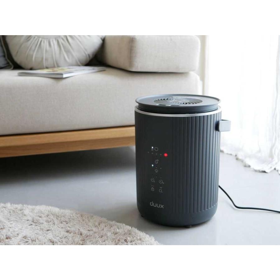 【新品】スチーム式加湿器 4L グレー　 duux Dawn Duux/デュクス】省エネ大容量スチーム加湿器 Dawn グレー : shopooo by