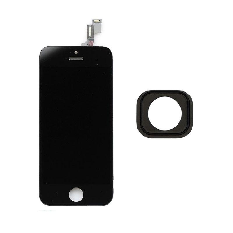 iPhone5c リペア 液晶パネル タッチパネル ブラック｜itempost