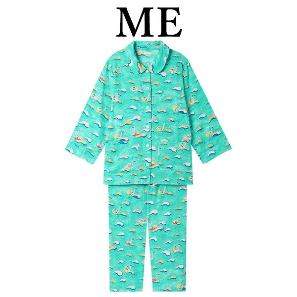 ワコール wacoal ツモリチサト tsumori chisato ツモリチサトスリープ UDT310 女性用 レディース パジャマ ルームウェア セットアップ 9分袖 9分丈 前開きタイ_2