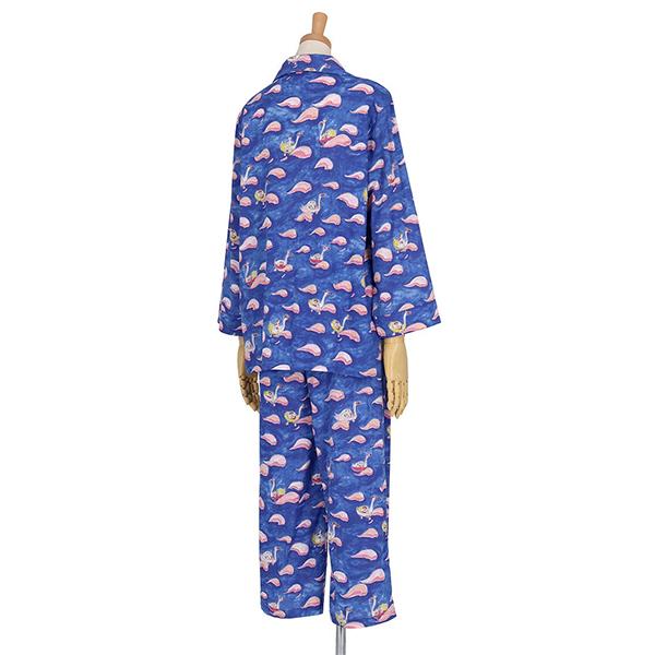 ワコール wacoal ツモリチサト tsumori chisato ツモリチサトスリープ UDT310 女性用 レディース パジャマ ルームウェア セットアップ 9分袖 9分丈 前開きタイ_4