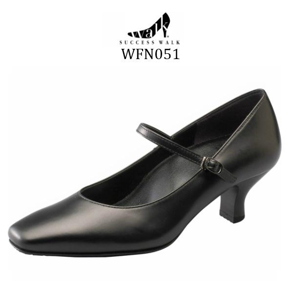 wacoal/ワコール success walk/サクセスウォーク 送料無料 WFN051 ビジネスパンプス スクエア・トゥタイプ ヒール5cm 足囲E-2E_1