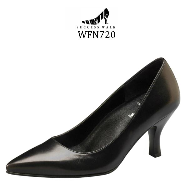 wacoal ワコール success walk サクセスウォーク WFN720 ビジネスパンプス ポインテッドトゥタイプ 7cmヒール 足囲D-3E_1