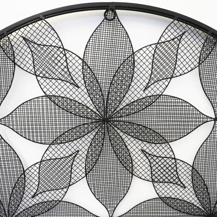 インテリア壁飾り 丸モダン 幅74cm×高さ74cm｜おしゃれなインテリアの輸入雑貨イエ【公式通販】の画像