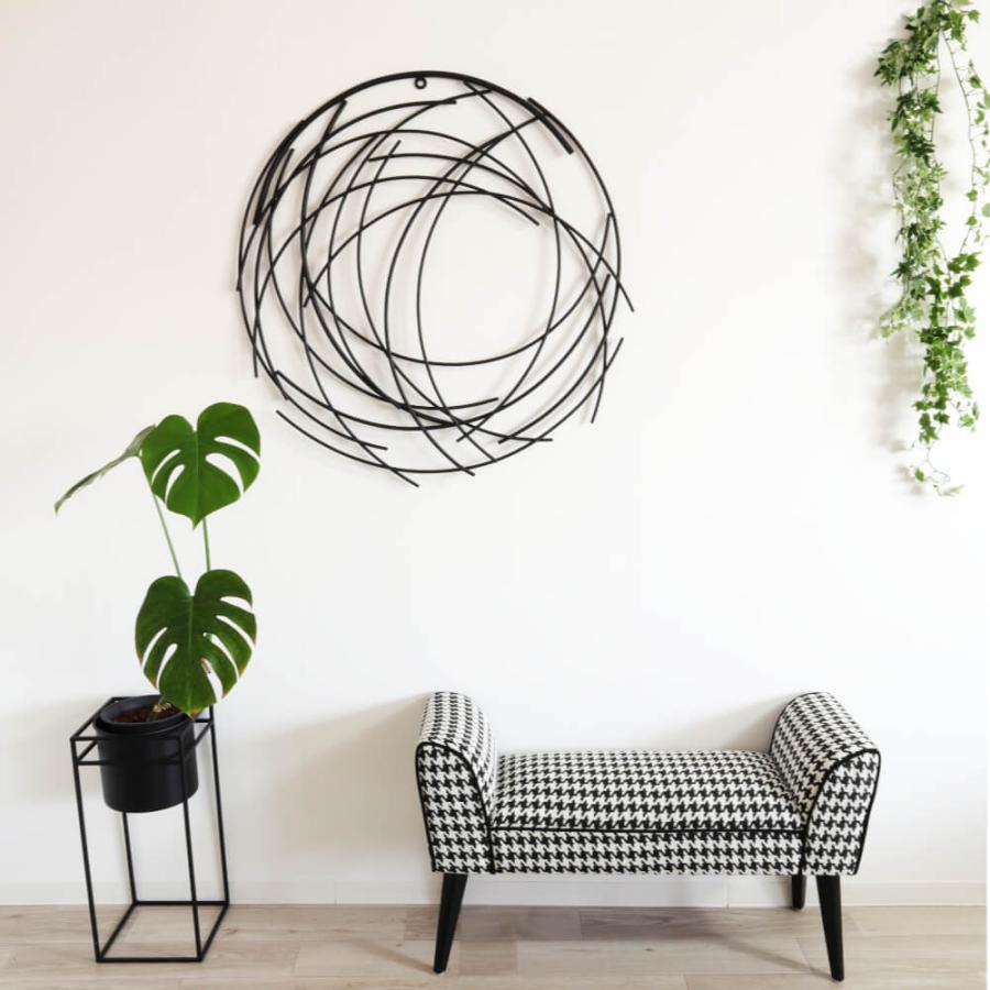壁飾り シンプルモダン ウォールアート 幅83cm×高さ86cm｜おしゃれなインテリアの輸入雑貨イエ【公式通販】の画像