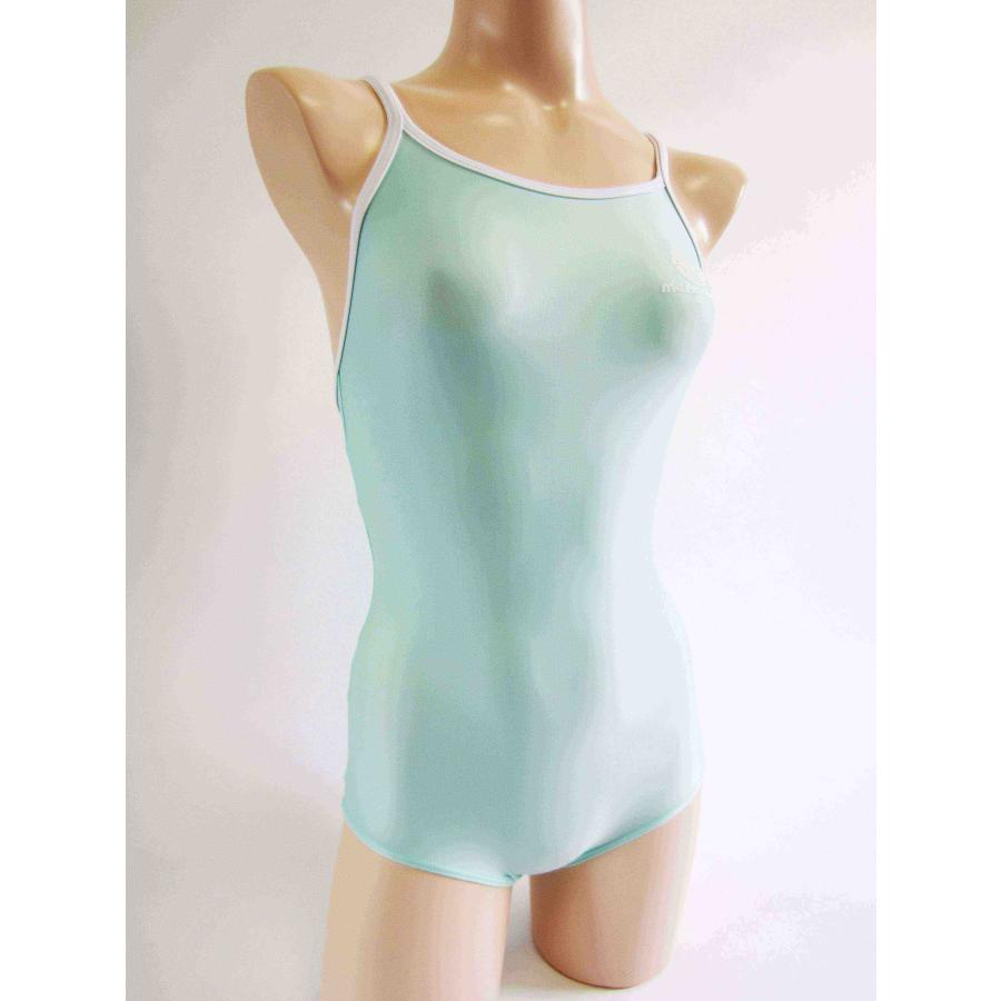 ミント × ホワイト Mermaidia(マーメイディア) スクール水着 : shopooo