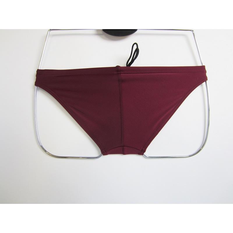 ワインレッド ロゴ「なし」 【極パン：きょくぱん】 透けやすい生地 競